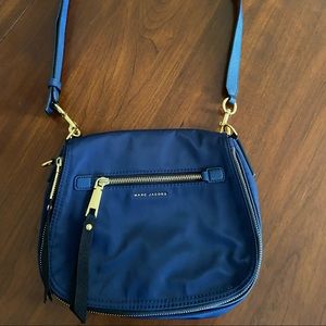 Marc Jacobs Nylon Trooper blue crossbody bag